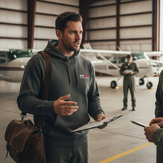 PAPI PERFECT Premium Hoodie | 2 WHITE 2 RED - Das perfekte Lande-Design