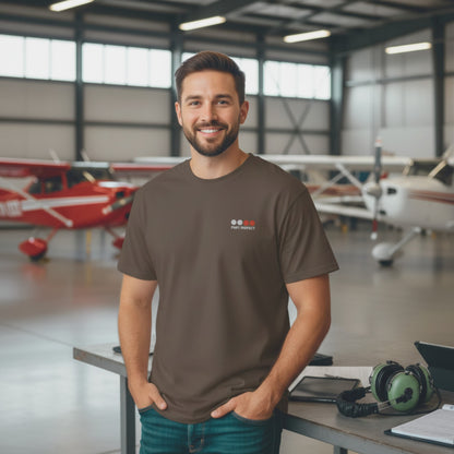 PAPI PERFECT Unisex T-Shirt | 2 WHITE 2 RED - Das perfekte Lande-Design